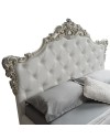 Letto matrimoniale con contenitore Savoia colore bianco