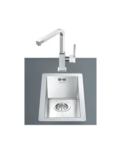 Lavello incasso monovasca filotop 26.7x46.4 Smeg VQ20 inox