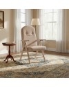 Poltrona Palmarola Regolabile 4 Posizioni in Tessuto Beige e Struttura Tortora – Comfort Classico e Relax Quotidiano