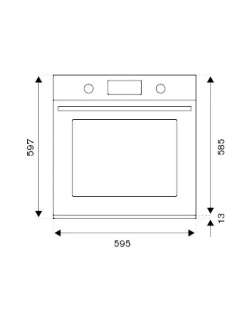 Forno incasso pirolitico Bertazzoni F6011MODPLZ classe A++ colore zinco display LCD