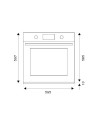 Forno elettrico 76 litri Bertazzoni F609HEREKNE classe A nero opaco