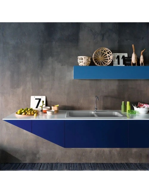 Lavello incasso 2 vasche Franke KID 620 tectonite grigio 83x50x21 cm.