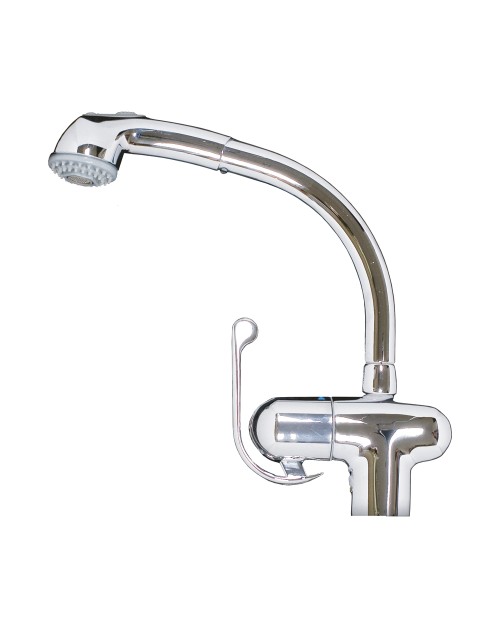 Miscelatore cucina cromo con doccia estraibile Majestic
