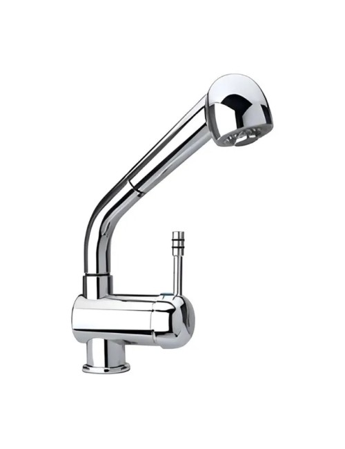 Miscelatore da Cucina Cromato Doccetta Estraibile Paini 64CR566