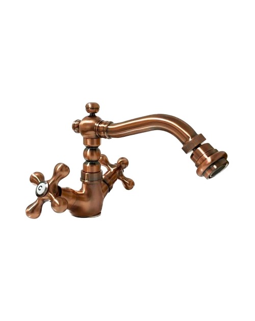 Rubinetto bidet rame antico Lecce classico