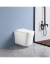 WC Sospeso YJ-2303 in Ceramica Bianco Lucido con Scarico a Parete – Design Moderno e Igiene Quotidiana