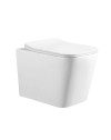 WC Sospeso YJ-2303 in Ceramica Bianco Lucido con Scarico a Parete – Design Moderno e Igiene Quotidiana