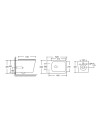 WC Sospeso YJ-2303 in Ceramica Bianco Lucido con Scarico a Parete – Design Moderno e Igiene Quotidiana