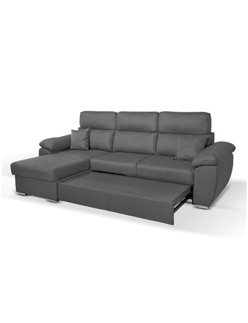 Divano con Penisola Contenitore Grigio ComoII Twist20 Offerta