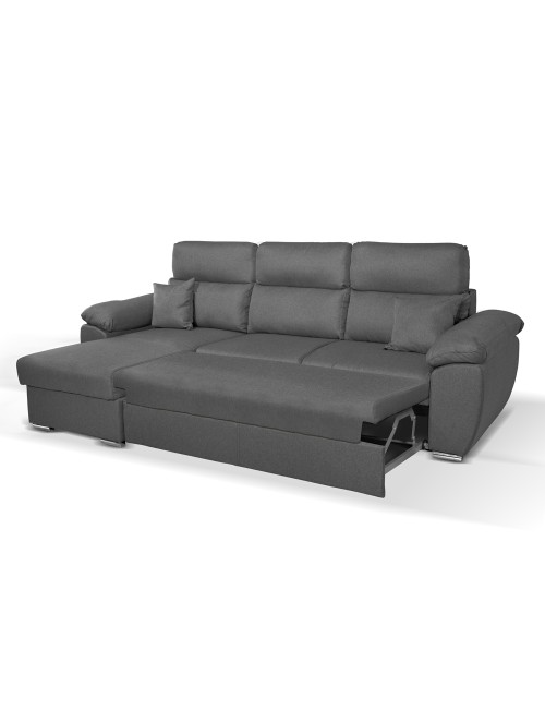 Divano con Penisola Contenitore Grigio ComoII Twist20 Offerta