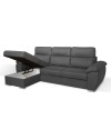 Divano con penisola contenitore grigio ComoII Twist20