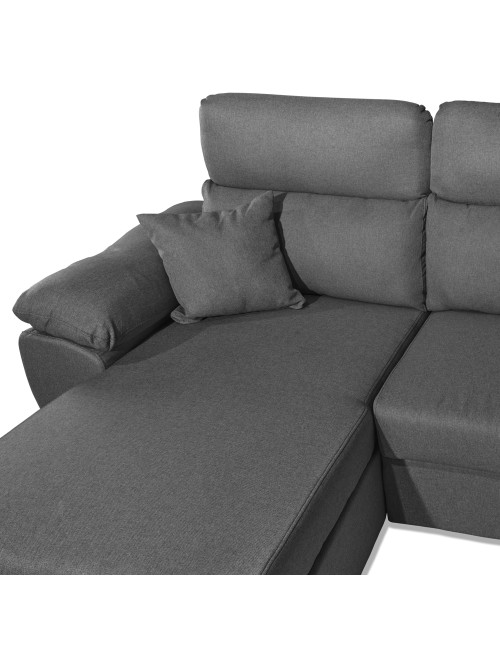 Divano con Penisola Contenitore Grigio ComoII Twist20 Offerta
