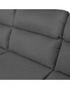 Divano con penisola contenitore grigio ComoII Twist20