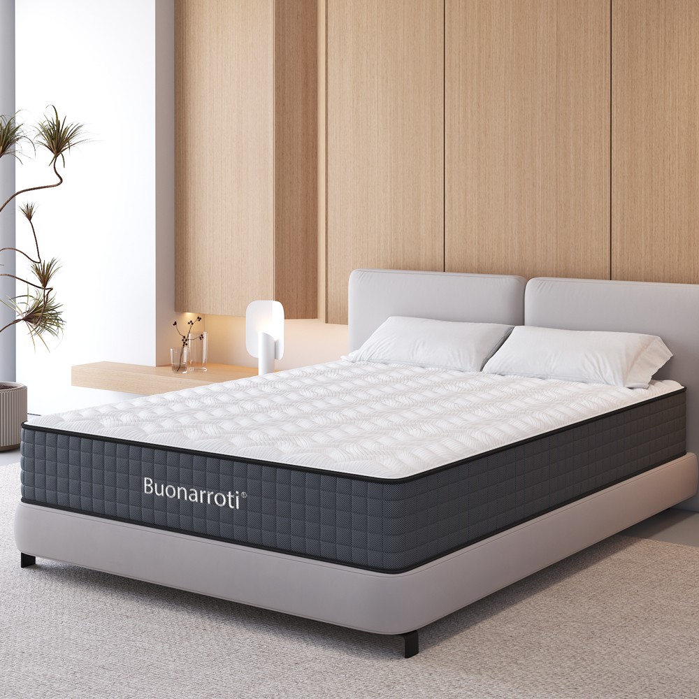 Materasso matrimoniale 160x190X25H molle insacchettate e memory foam Balto