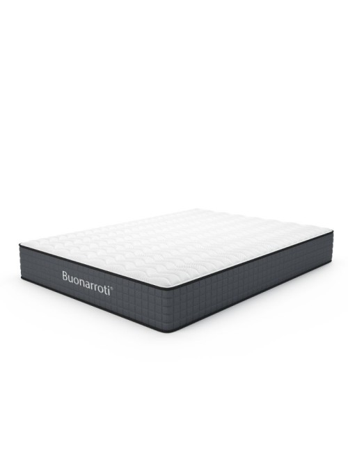 Materasso Francese 140x190X25H Molle Insacchettate e Memory Foam