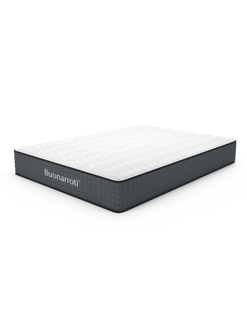 Materasso Francese 140x190X25H Molle Insacchettate e Memory Foam