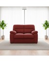 Divano 2 posti Alenda tessuto Roma18 colore Bordeaux 160x98x92h