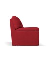 Divano 2 posti Alenda tessuto Roma18 colore Bordeaux 160x98x92h