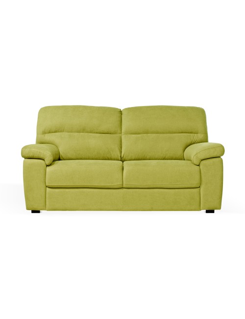 Divano 3 posti Alenda tessuto Roma16 colore Verde 211x98x92h