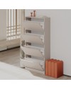 Scarpiera quattro ante a ribalta SHC540OAK 73x26x154,5 colore light mocha grigio