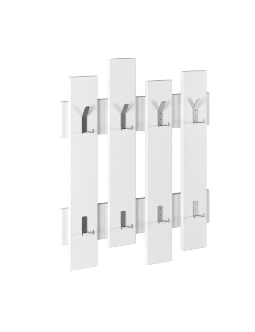Appendiabiti a Muro Wave 8 Ganci Colore Bianco Prezzo
