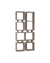 Libreria bifacciale Rail 79x166,5 colore tortora