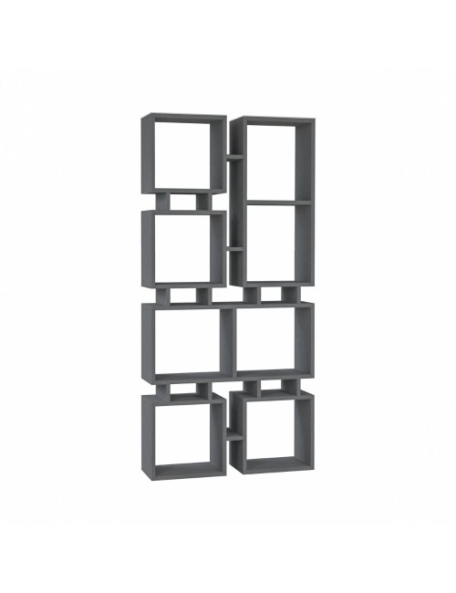 Libreria Bifacciale Rail 79x166,5 Colore Antracite Prezzo