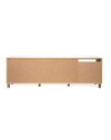 Madia 3 ante porta TV 200x35x64,5 Menorca57A colore bianco rovere
