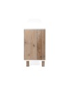 Madia 3 ante porta TV 200x35x64,5 Menorca57A colore bianco rovere