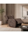 Poltrona Alzapersona Lift 2 Motori con Roller Bar e Tessuto Antimacchia Brown – Comfort e Autonomia Quotidiana