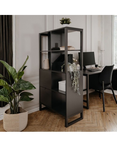 Libreria bifacciale Sumatra20A colore antracite