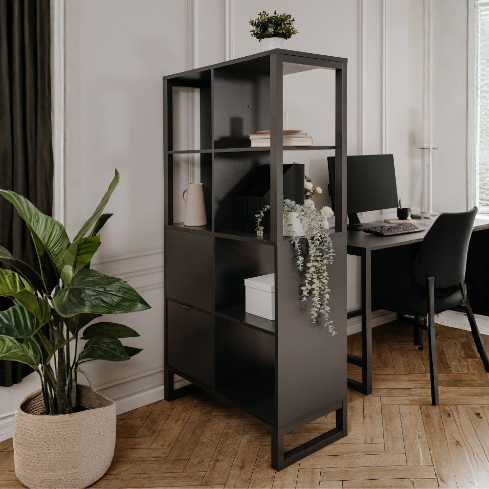 Libreria bifacciale Sumatra20A colore antracite