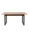 Tavolo allungabile 160X90X75H Denver50 colore quercia antracite
