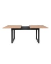 Tavolo allungabile 160X90X75H Denver50 colore quercia antracite