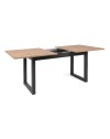 Tavolo allungabile 160X90X75H Denver50 colore quercia antracite