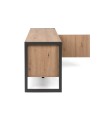 Mobile porta Tv L160XP40XH55 Denver54 colore quercia antracite