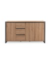 Madia 160x40x88H Denver3 colore quercia antracite