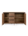Madia 160x40x88H Denver3 colore quercia antracite