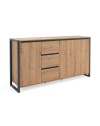 Madia 160x40x88H Denver3 colore quercia antracite