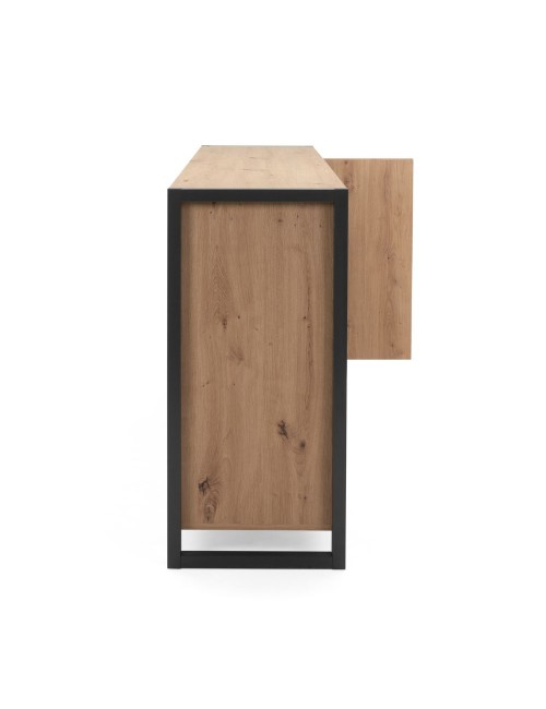 Madia 160x40x88H Denver 3 Colore Quercia Antracite