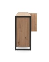 Madia 160x40x88H Denver3 colore quercia antracite