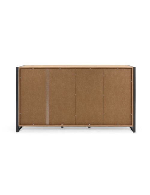 Madia 160x40x88H Denver 3 Colore Quercia Antracite