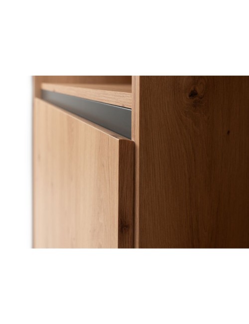 Credenza Alta L120XP40XH140 Denver 51 Colore Quercia Antracite