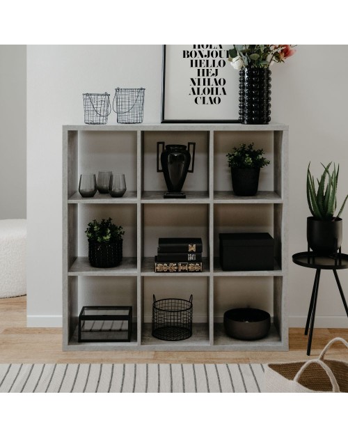 Libreria cubi divisorio Max9 colore beton