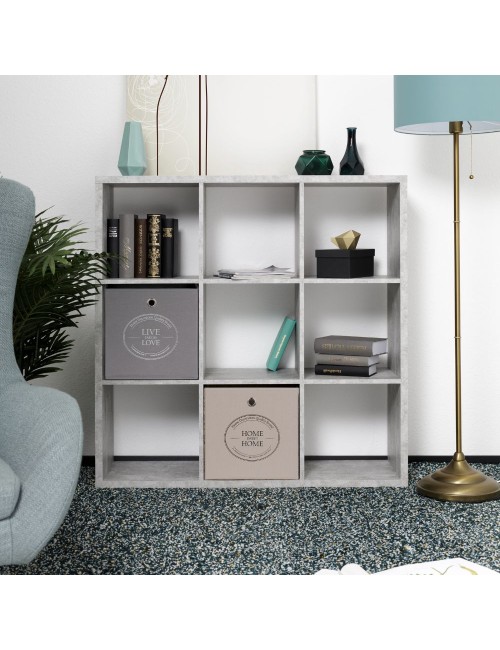 Libreria Cubi Divisorio Max9 Beton Prezzo