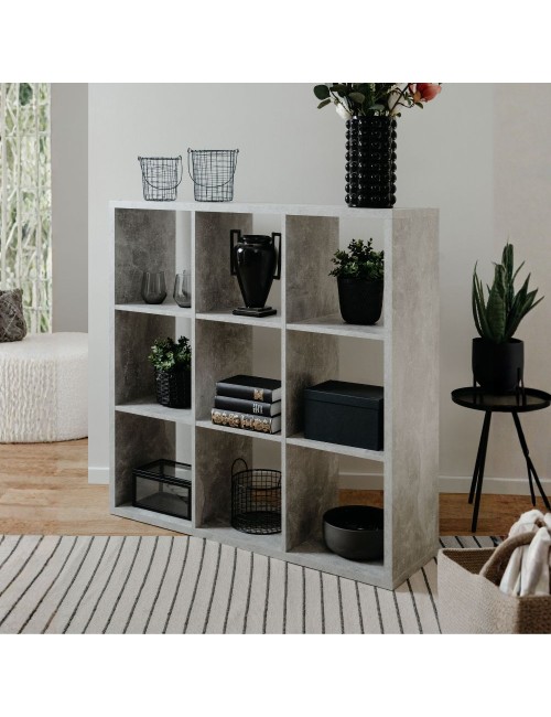Libreria Cubi Divisorio Max9 Beton Prezzo