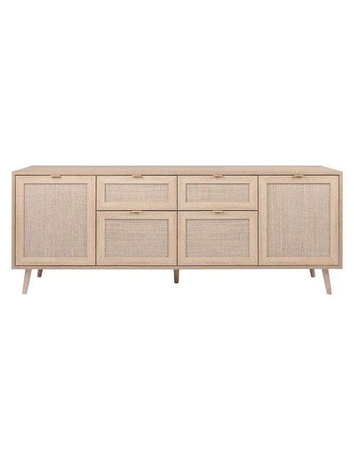 Madia 4 Ante e Due Cassetti Effetto Vimini Bali 51B Prezzo