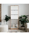 Scarpiera specchio 5 ante ribalta Koblenz colore quercia