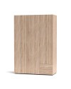 Armadio 3 ante e 2 cassetti rovere sonoma Seba3 120x51,6x177h