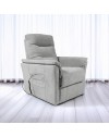 Poltrona Alzapersona Alessia 2 Motori con Roller Bar e Tessuto Idrorepellente Grigio – Comfort, Relax e Massima Autonomia